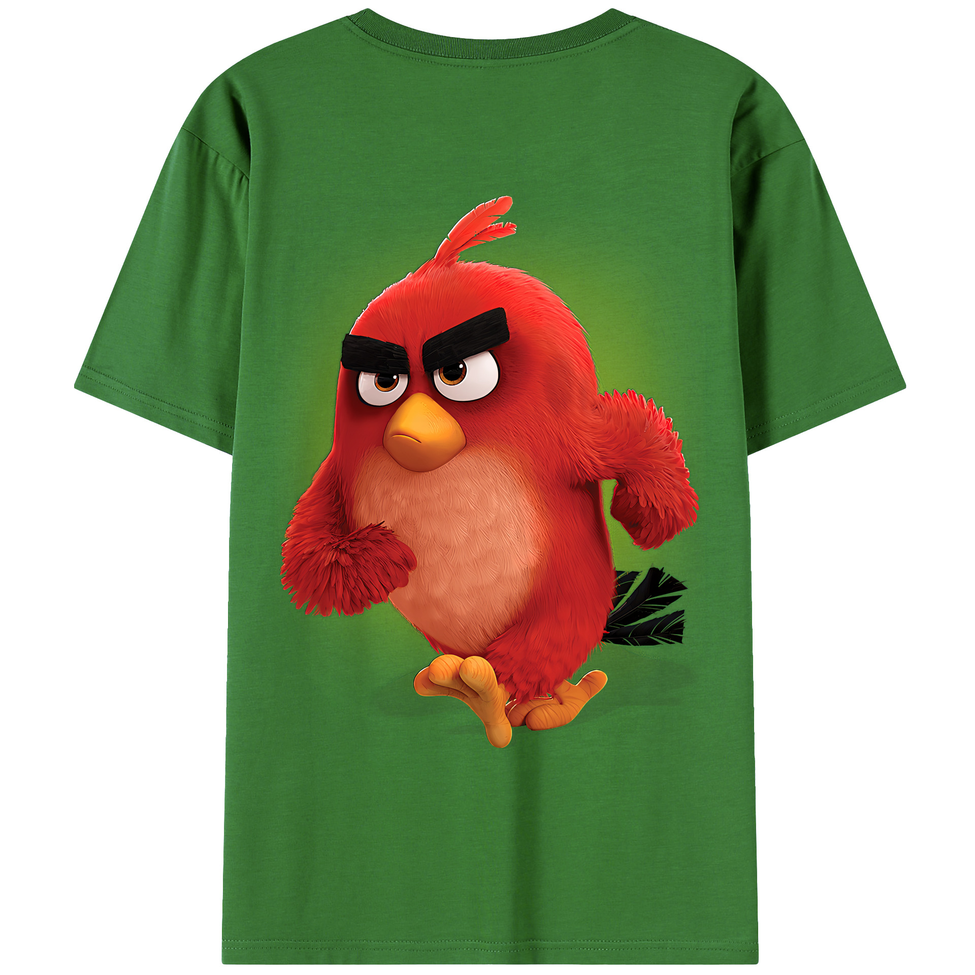（画像用） Angry Birds アングリーバード レディース半袖Tシャツ(バックプリント)